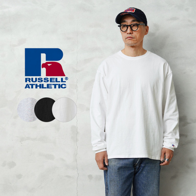 【即日出荷対応】RUSSELL ラッセル RJ-1047 U.S.Heavy Cotton Jersey L/S T ヘビーコットン Tシャツ【キャンペーン対象外】【T】