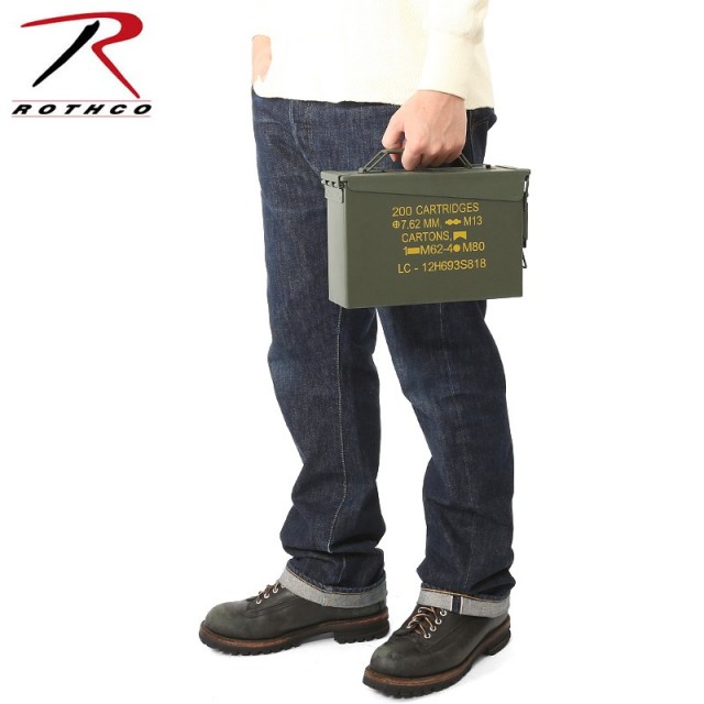 ★カートで割引対象品★ROTHCO ロスコ 2105 ミルスペック 30CAL AMMO CAN 弾薬箱【T】