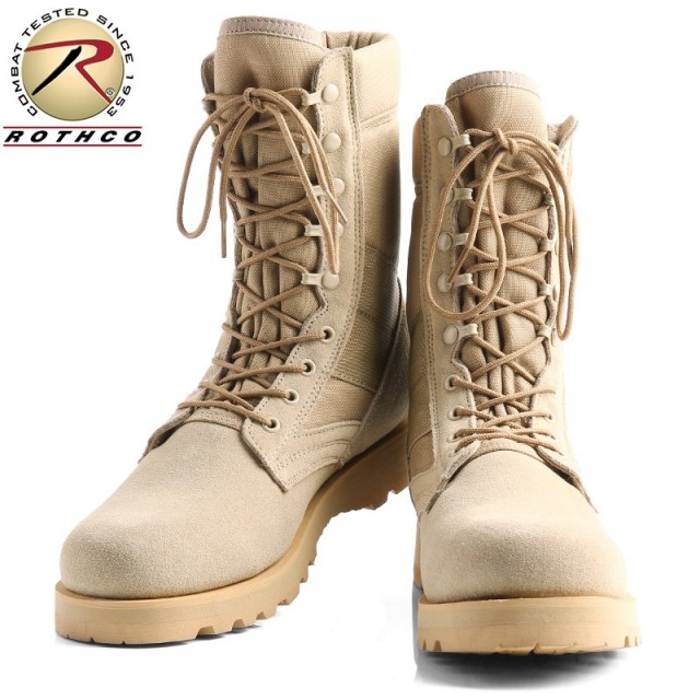 ★カートで割引対象品★ROTHCO ロスコ G.I.TYPE SIERRA SOLE DESERT TAN ブーツ【5257】【T】