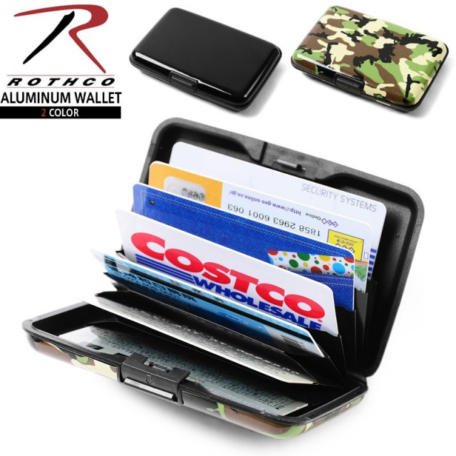 ★カートで割引対象品★ROTHCO ロスコ ALUMINUM ワレット 2色【T】