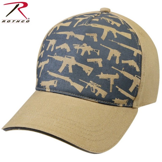 ★カートで割引対象品★ROTHCO ロスコ Deluxe Khaki Guns Low Profile Cap 【9733】【T】