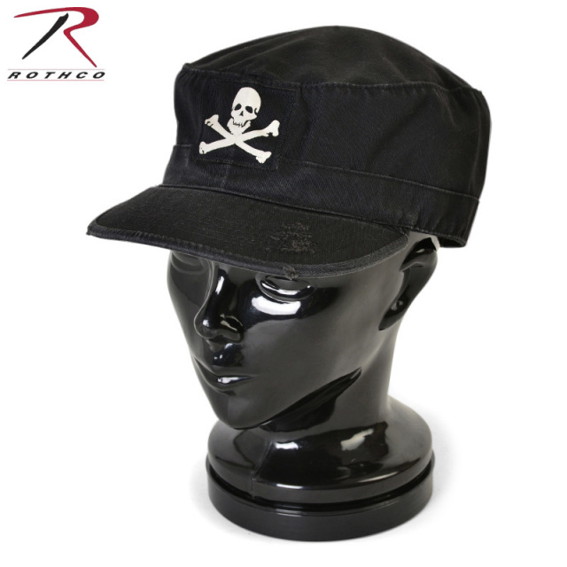 ★カートで割引対象品★ROTHCO ロスコ VINTAGE ファティーグキャップ JOLLY ROGER【4529】【T】