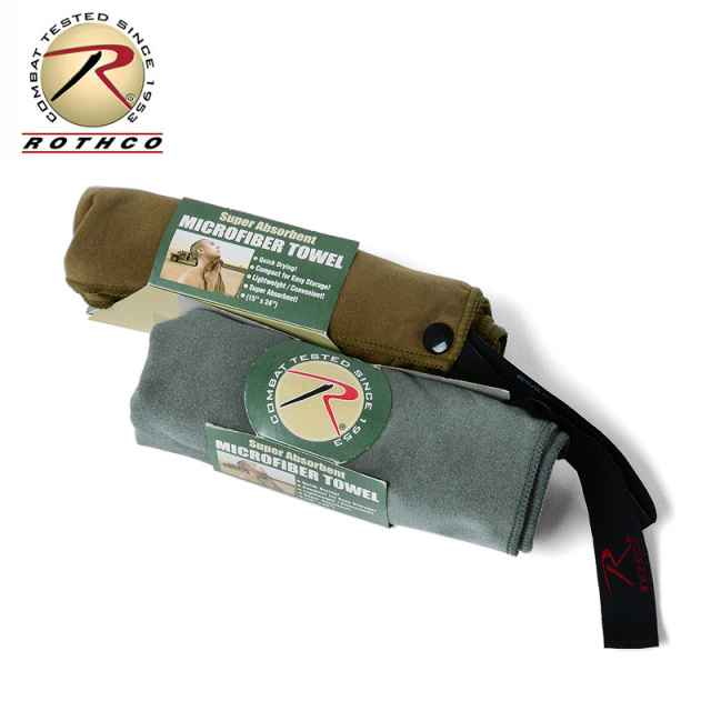 ★カートで割引対象品★ROTHCO ロスコ MULTI PURPOSE MICRO FIBER ハンド タオル【T】