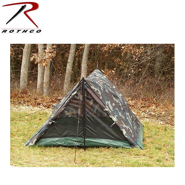 ★カートで割引対象品★ROTHCO ロスコ カモフラージュ 2人用 TRAIL テント パップテント【3808】【T】