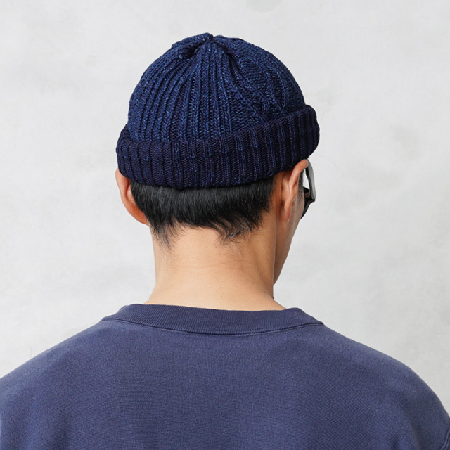 ROTOTO ロトト R5023 ARAN CABLE INDIGO WATCH CAP アラン