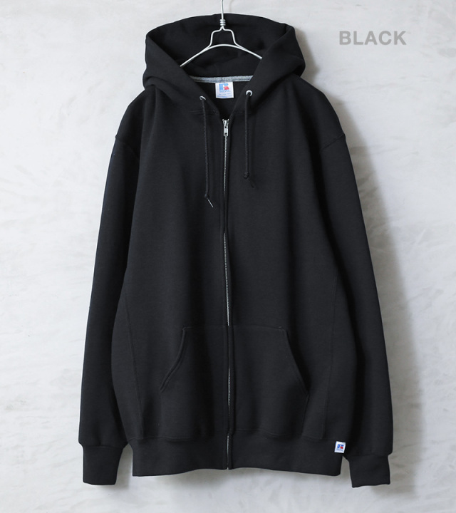 00s ラッセルアスレティック ジップアップパーカー ブラック XXL 楽天  