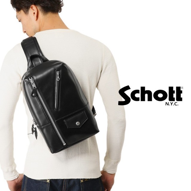 Schott ショット 3169016 RIDERS SHOULDER BAG ライダース ショルダーバッグ【T】【キャンペーン対象外】