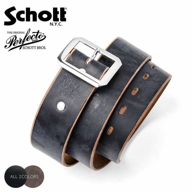【8月25日前後で発送予定】Schott ショット 3119004 PERFECTO BELT ベルト【7825971001】【T】【キャンペーン対象外】