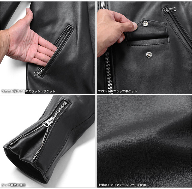 希少 Schott ショット ラムレザー ジャケット ライダース スタジャン Schott N.Y.C ショットライダース ショット 613UHT HORSEHIDE