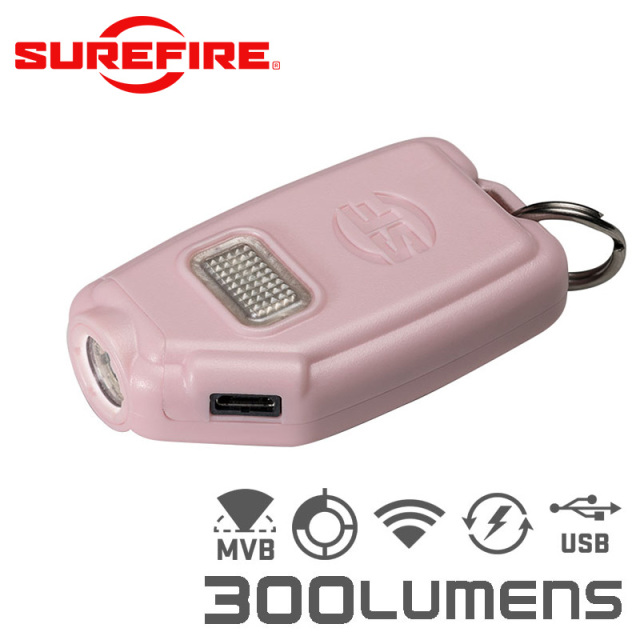 SUREFIRE シュアファイア SIDEKICK Ultra-Compact Variable-Output LEDフラッシュライト / 300ルーメン（SIDEKICK-PNK）【キャンペーン対象外】 懐中電灯 防災用品【T】