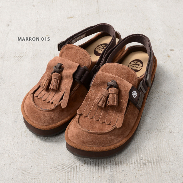 SHAKA シャカ SK-296 MOC MULE TASSEL SUEDE モック ミュール タッセル