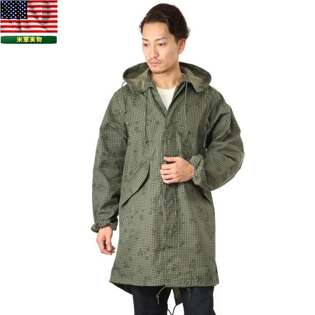 実物 新品 米軍ナイトデザートカモ シェルパーカー【キャンペーン対象外】 米軍放出品ミリタリーファッション 軍服【I】
