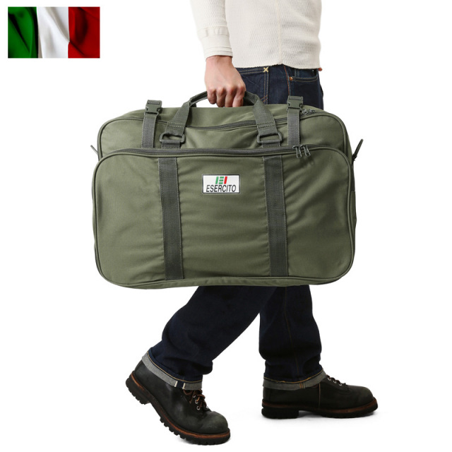 実物 新品 イタリア陸軍 ボストンバッグ【キャンペーン対象外】【T】ミリタリー