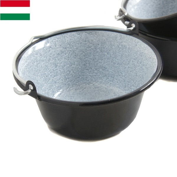 実物 新品 ハンガリー軍 ホーロー鍋【キャンペーン対象外】【T】ミリタリー