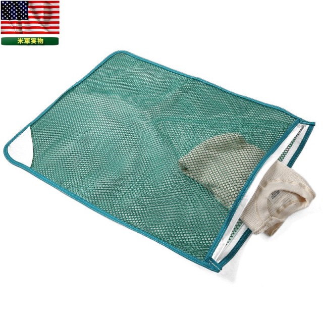 実物 新品 米軍メッシュ ランドリーバッグ バラックバッグ 米軍放出品【キャンペーン対象外】【T】ミリタリー