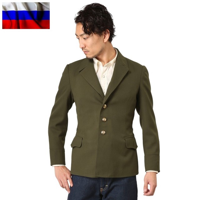 実物 新品 ロシア軍 アフガンジャケット ＃1 (ブレザー) ミリタリーファッション 軍服【キャンペーン対象外】【T】