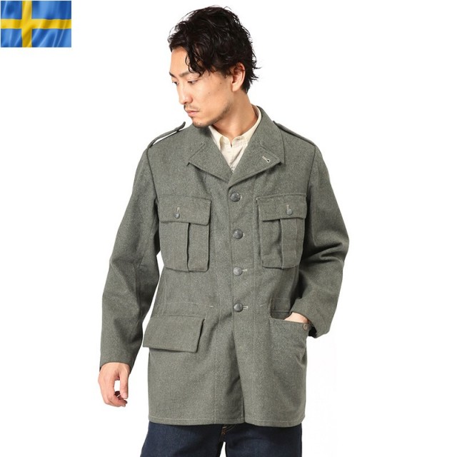 実物 スウェーデン軍 M-39 ウールジャケット USED #2ミリタリーファッション 軍服【キャンペーン対象外】【T】