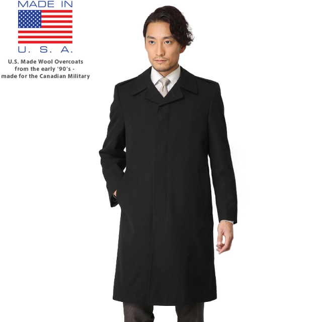 実物 新品 カナダ海軍 NAVY オーバーコート MADE IN USA【キャンペーン対象外】ミリタリーファッション 軍服【T】