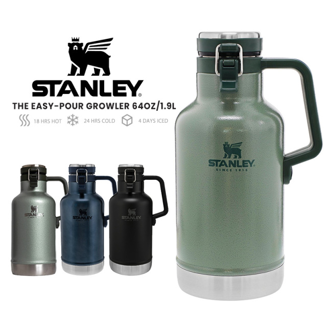 ★カートで割引対象品★STANLEY スタンレー GROWLER クラシック真空グロウラー 保冷 ピッチャーボトル（炭酸対応）1.9L【Sx】【T】