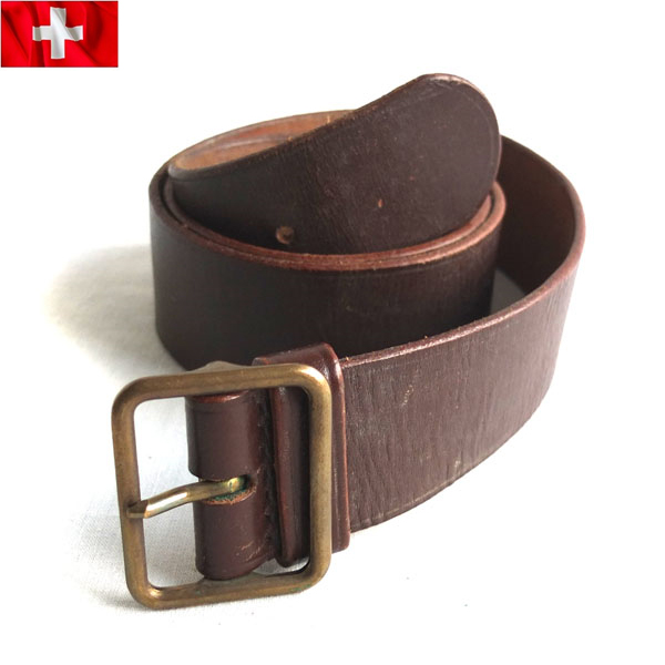 スイス軍 レザーベルト 軍放出品 ミリタリーショップ 通販