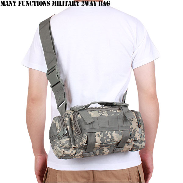 ★カートで割引対象品★多機能ミリタリー2WAYバック ACU【T】