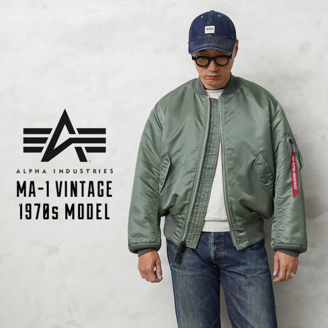 ★只今25％OFF★【即日出荷対応】ALPHA アルファ TA0492-021 MA-1 VINTAGE 70’s MODEL フライトジャケット【T】
