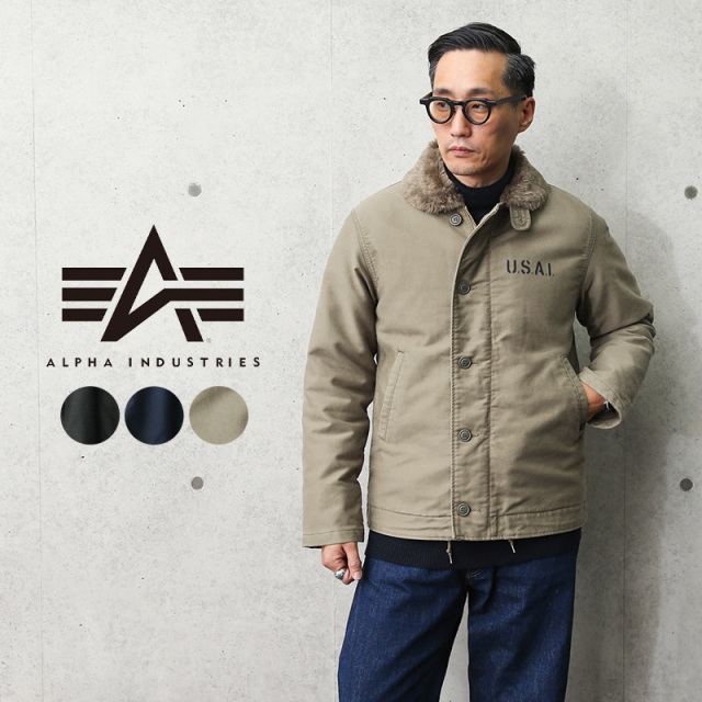 ALPHA アルファ TA1395 N-1デッキジャケット U.S.A.I. STENCIL MODEL 