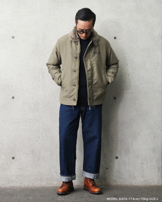 ALPHA アルファ TA1395 N-1デッキジャケット U.S.A.I. STENCIL MODEL 