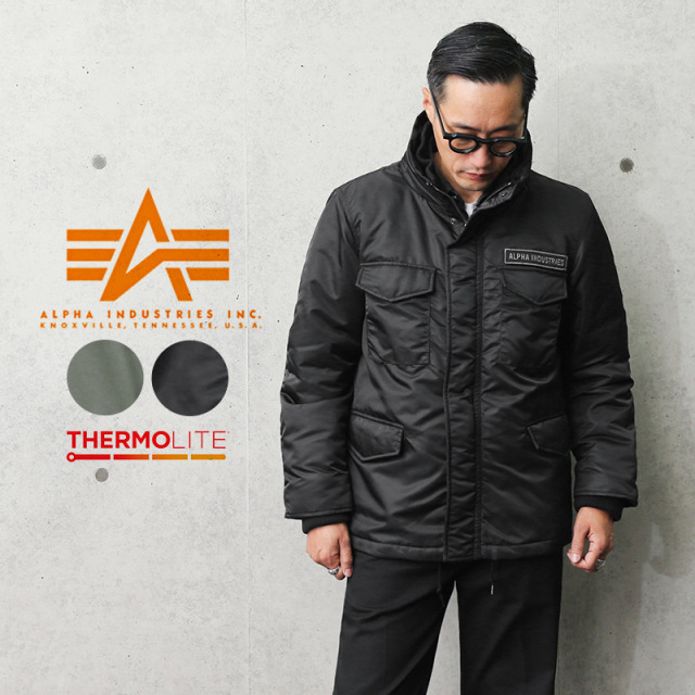 ★只今25％OFF★【即日出荷対応】ALPHA アルファ TA1467 THERMOLITE M-65フィールドジャケット ミリタリージャケット アルファインダストリーズ【T】