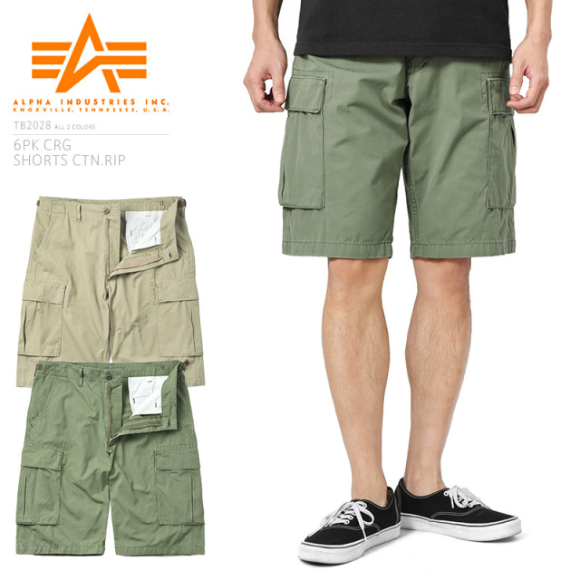 ★只今20％OFF★ALPHA アルファ TB2028 コットンリップストップ カーゴショーツ アルファインダストリーズ【T】