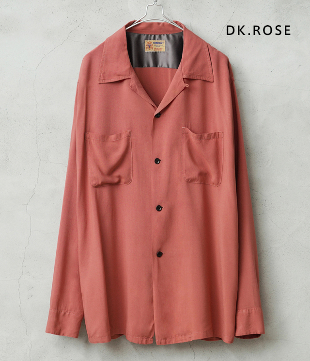 WAIPER×TOWN CRAFT TC25S006WP Rayon Open Collar Shirts