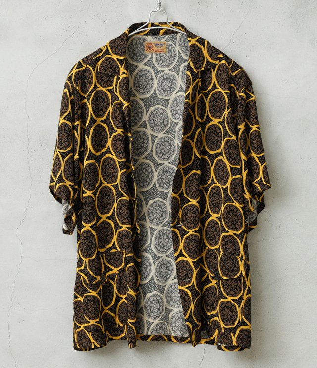 t*4様 WAIPER×TOWN CRAFT TC25S013WP レーヨンビー WAIPER×TOWN CRAFT TC25S013WP Plant Pattern Rayon Beach