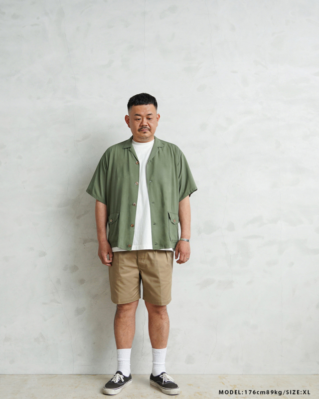 WAIPER×TOWN CRAFT TC25S013WP Rayon Beach Shirts レーヨン