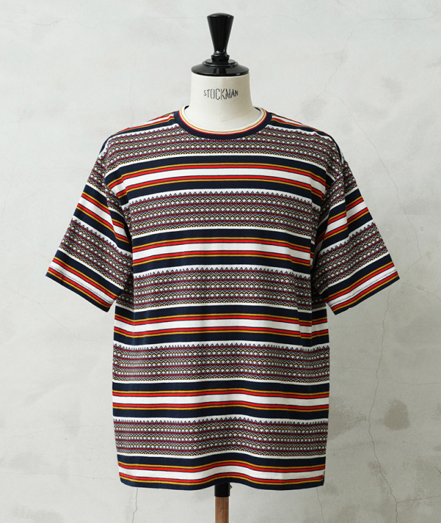 WAIPER TOWN CRAFT 60’sジャガード ストライプ Tシャツ L WAIPER×TOWN CRAFT TC26S001WP 60's JACQUARD AND STRIPE S/S TEE