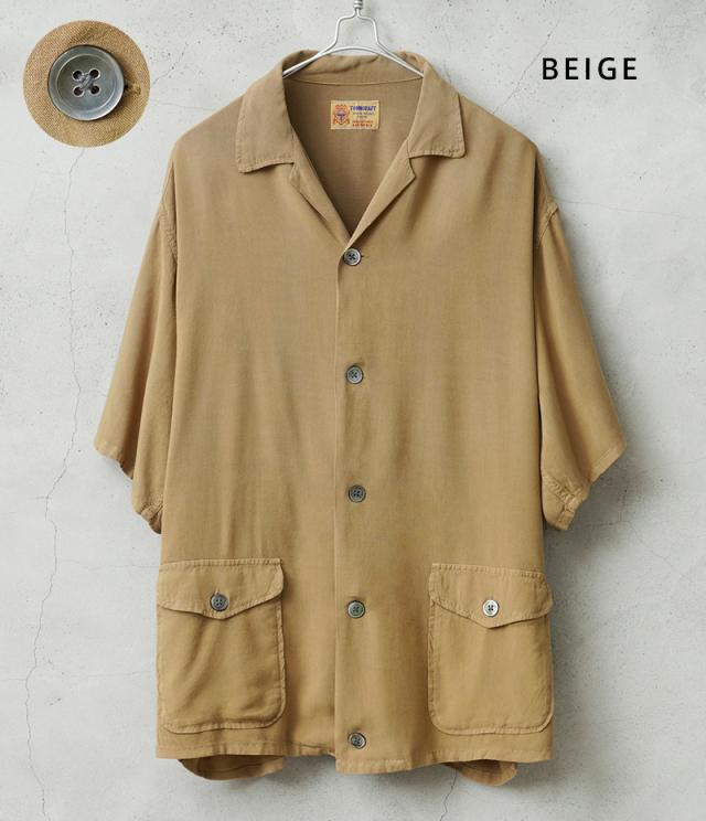 WAIPER×TOWN CRAFT TC26S013WP Rayon Beach Shirts レーヨンビーチシャツ