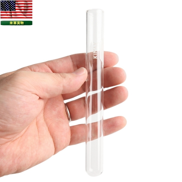 実物 新品 米軍TEST TUBE GLASS（試験管） 12本セット 米軍放出品【キャンペーン対象外】【T】ミリタリー