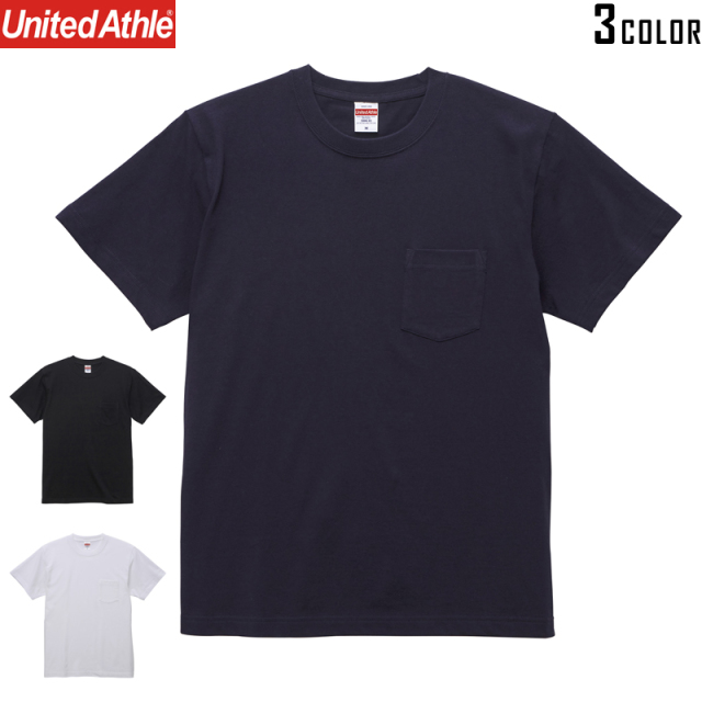 ★カートで割引対象品★【メーカー取次】 United Athle ユナイテッドアスレ 5.6オンス ハイクオリティー Tシャツ（ポケット付） [5006]【T】