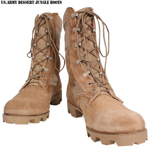 実物 新品 米軍U.S.ARMYデザートジャングルブーツ 米軍放出品【キャンペーン対象外】【T】ミリタリー