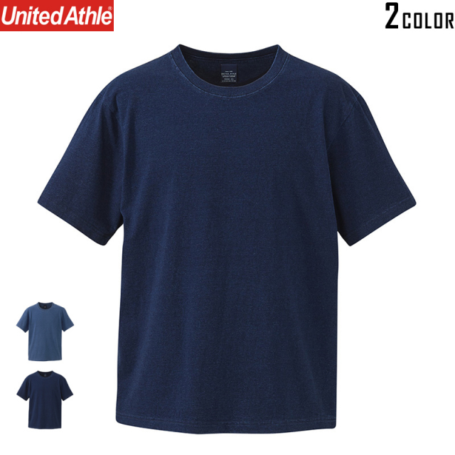 ★カートで割引対象品★【メーカー取次】 United Athle ユナイテッドアスレ 5.3オンス インディゴ Tシャツ [3990]【T】
