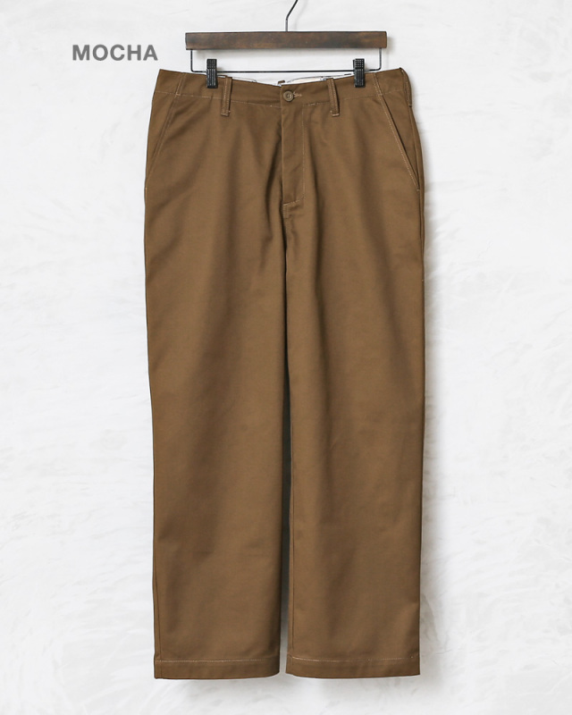 【即日出荷対応】UNIVERSAL OVERALL ユニバーサルオーバーオール T-04 T/C TWILL WIDE FIT PANTS（TCツイル  ワイドパンツ）【キャンペーン対象外】【T】