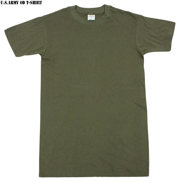 【ネコポス便対応】実物 新品 米軍U.S.全軍(Army, AF, MC, Navy)用 OD Tシャツミリタリーファッション 軍服【キャンペーン対象外】【T】