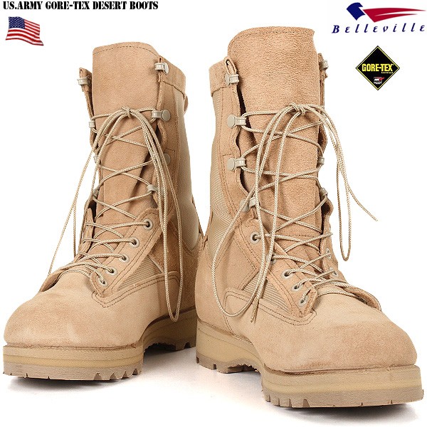 米軍 BELLEVILLE ミリタリーブーツ②US 11W 29cm 送料無料 米軍 Belleville GORE-TEX ゴアテックス デザートブーツ