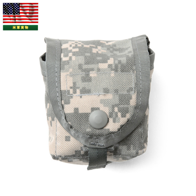 実物 新品 米軍 ハンドグレネードポーチ ACU（UCP） 米軍放出品【キャンペーン対象外】【T】ミリタリー