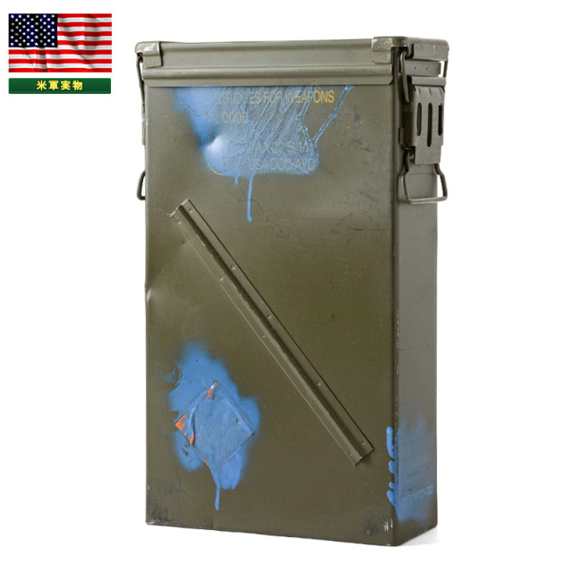 米軍 81mm HE M821A2 AMMO CAN 米軍放出品 アンモボックス 弾薬箱