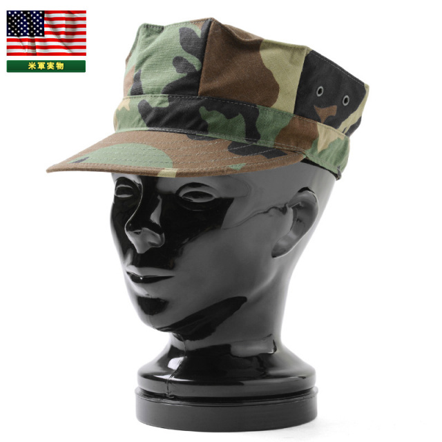 ★割引中15％OFF★実物 新品 米軍 ユーティリティーキャップ WOODLAND CAMOUFLAGE, PATTERN TYPE II 米軍放出品【キャンペーン対象外】【T】ミリタリー