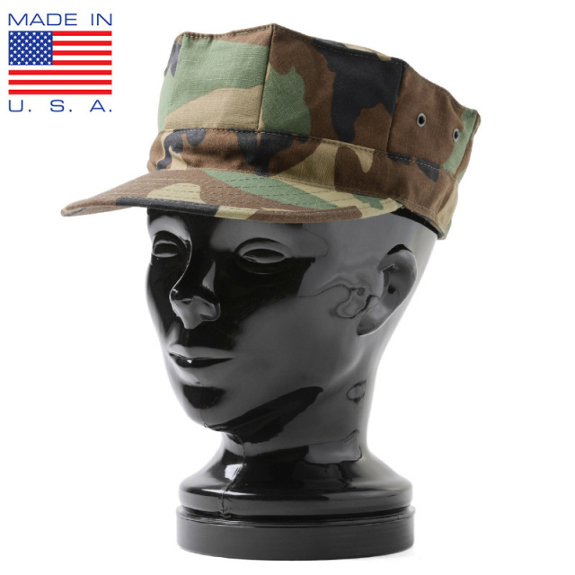 米軍 ユーティリティーキャップ WOODLAND CAMOUFLAGE, PATTERN