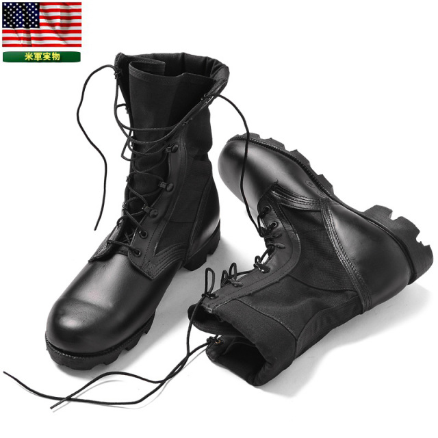 実物 新品 米軍G.I. ブラック ジャングルブーツ 米軍放出品【キャンペーン対象外】【T】ミリタリー