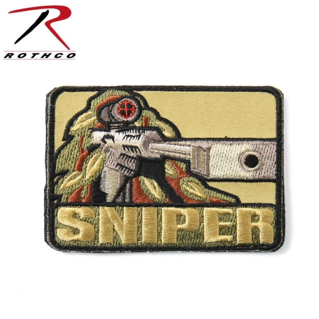 ★カートで割引対象品★【ネコポス便対応】ROTHCO ロスコ 72187 SNIPER パッチ【取り寄せ】【T】