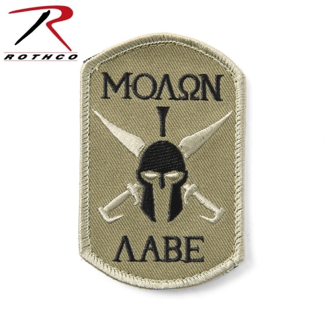 ★カートで割引対象品★【ネコポス便対応】ROTHCO ロスコ 72198 MOLON LABE パッチ【T】