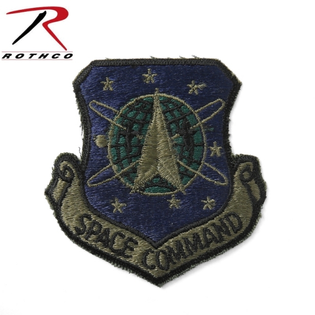 ★カートで割引対象品★【ネコポス便対応】ROTHCO ロスコ 72102 SPACE COMMAND/SUBDUED パッチ【T】